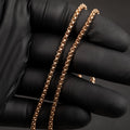 Rose Gold Box Chain Necklace