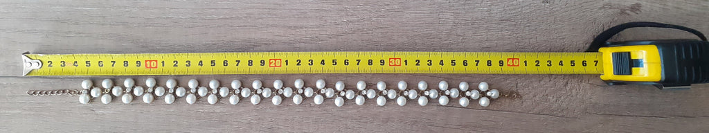 Elegant Gold Pearl Necklace - view 3